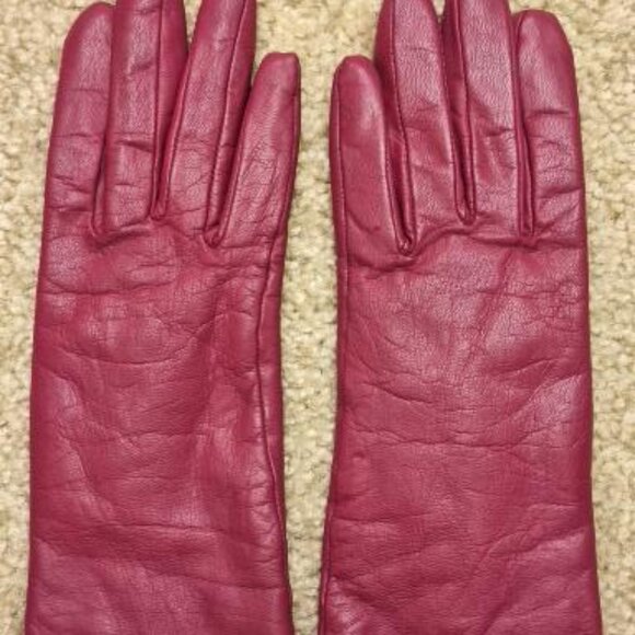 Women's Genuine Leather Gloves - Picture 2 of 2